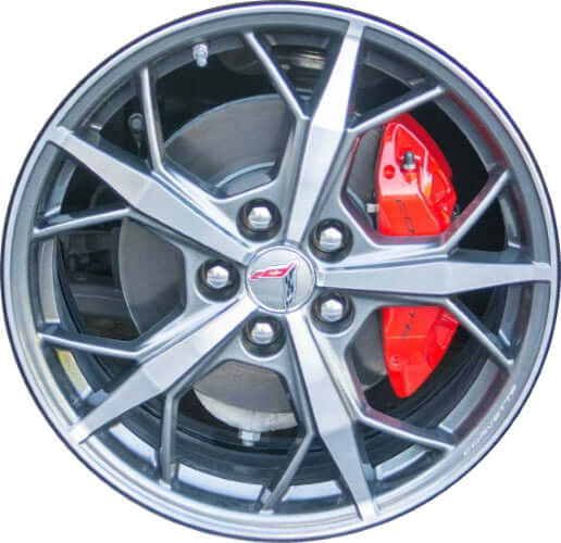2020-2020 Chevrolet Wheels OEM Rims for Sale | Corvette Machined Grey