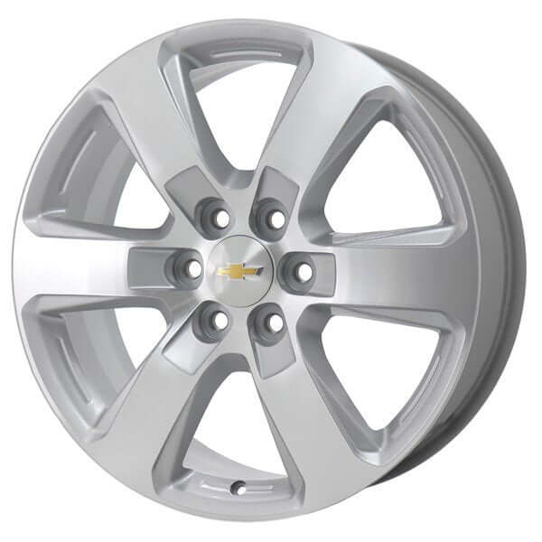 2016-2017 Chevrolet Wheels OEM Rims for Sale | Traverse Machined Silver