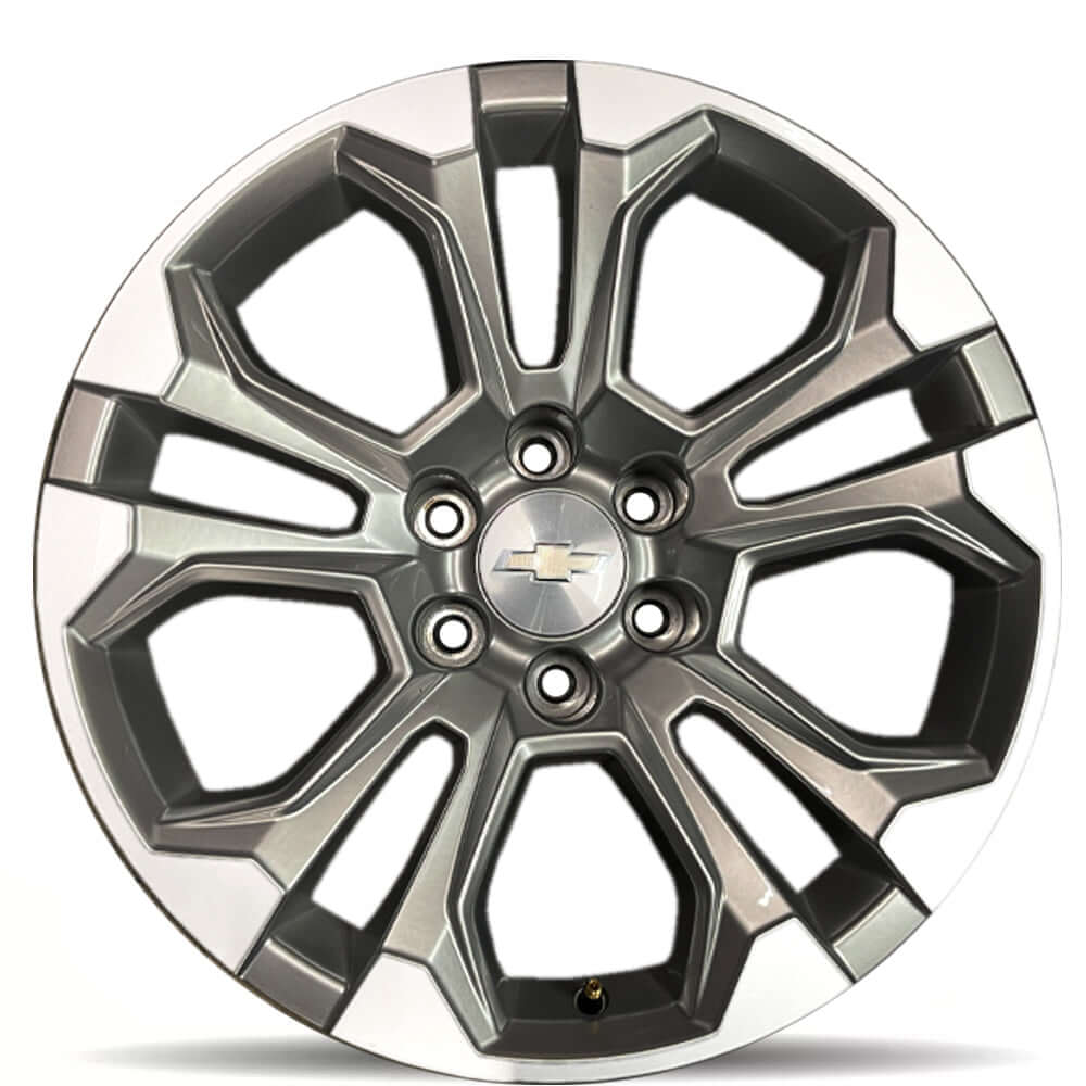 2022-2023 Chevrolet Wheels OEM Rims for Sale | Silverado 1500 Machined Charcoal