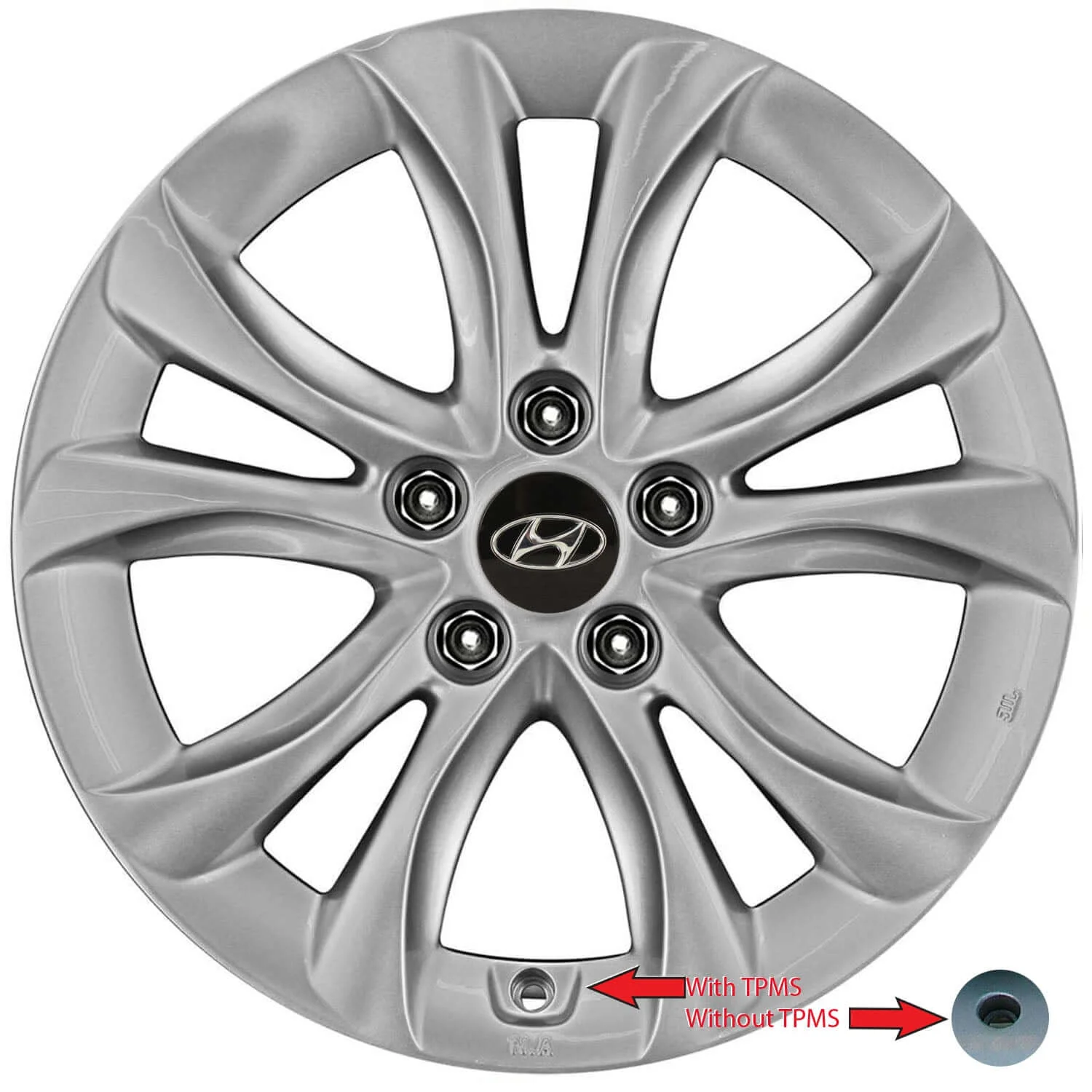 2012-2014 Hyundai Wheels OEM Rims for Sale | Genesis Silver