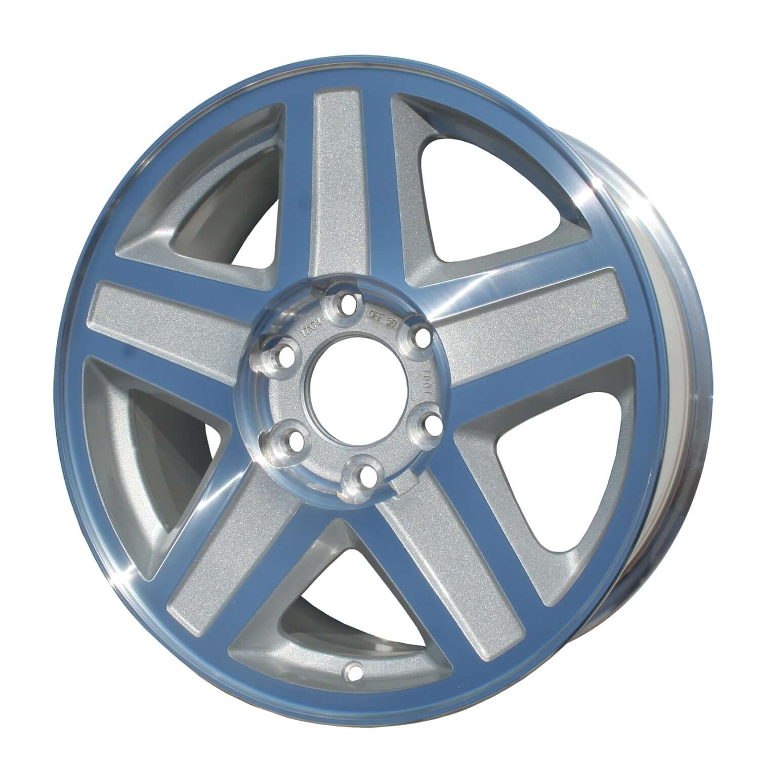 2002-2003 Isuzu Wheels OEM Rims for Sale | Trailblazer Ascender Machined silver