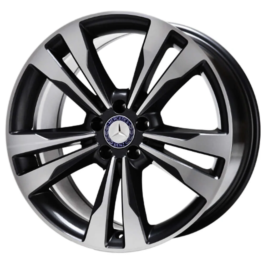 2015-2023 Mercedes Benz Wheels OEM Rims for Sale | C300 C300D C350E Machined Black