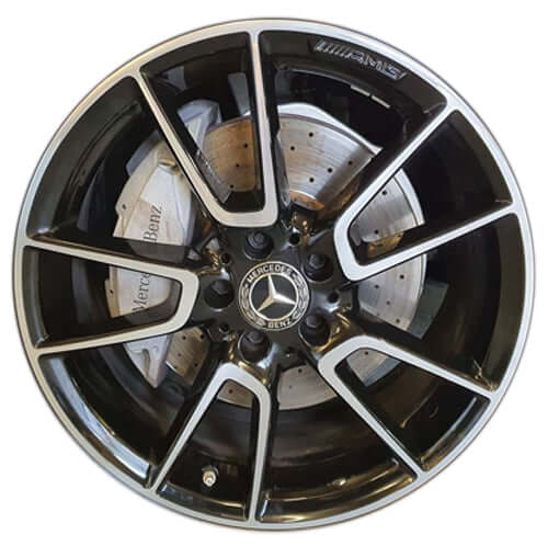 2016-2019 Mercedes Benz Wheels OEM Rims for Sale | C43 C450 Machined Black