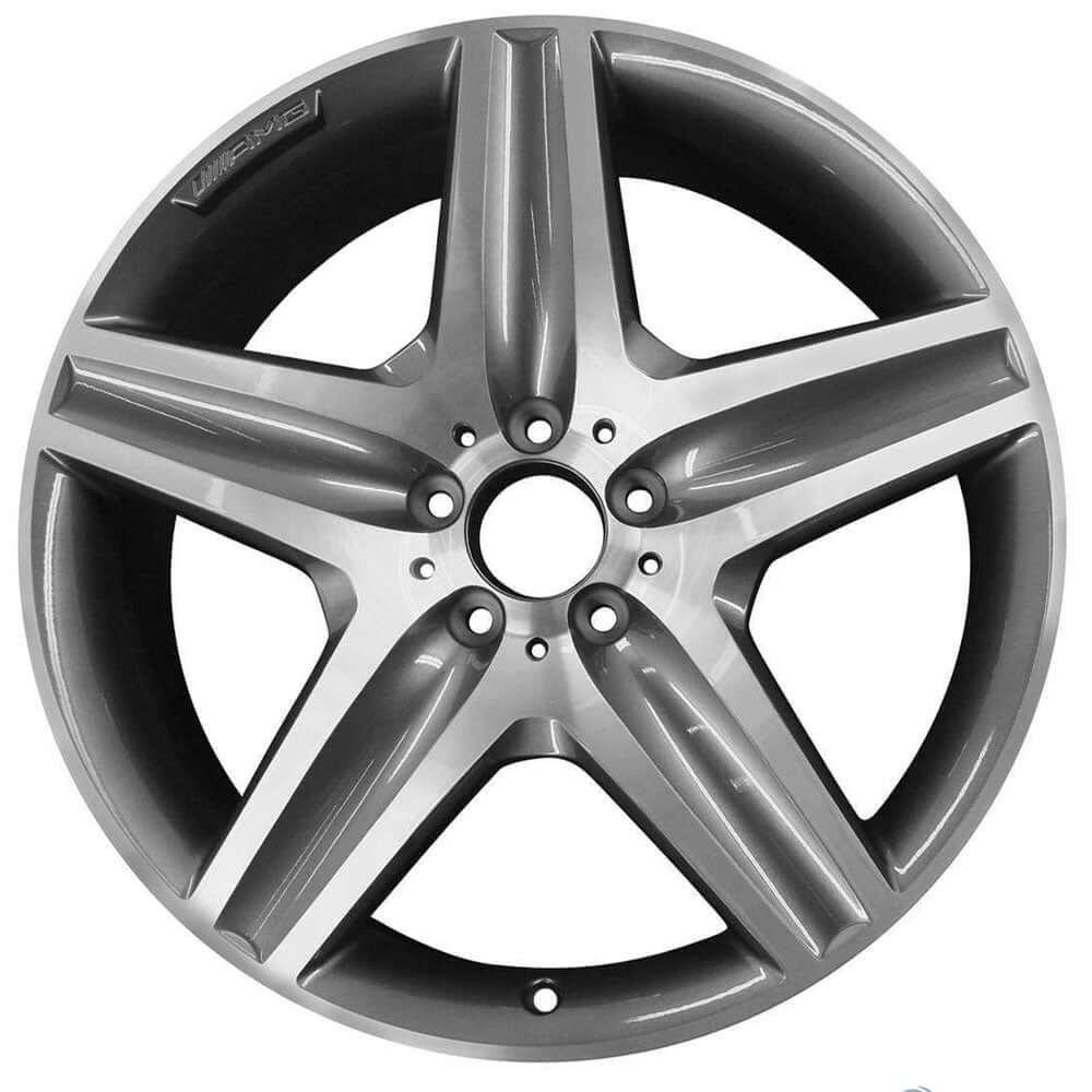 2012-2013 Mercedes Benz Wheels OEM Rims for Sale | R350 Machined Charcoal