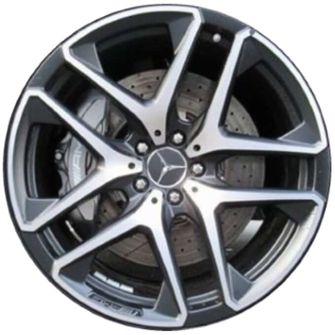 2018-2021 Mercedes Benz Wheels OEM Rims for Sale | Glc63 Machined Black
