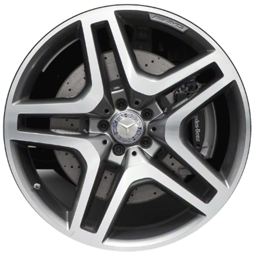 2013-2019 Mercedes Benz Wheels OEM Rims for Sale | Gl350 Gl450 Gl550 Gls550 Machined Charcoal