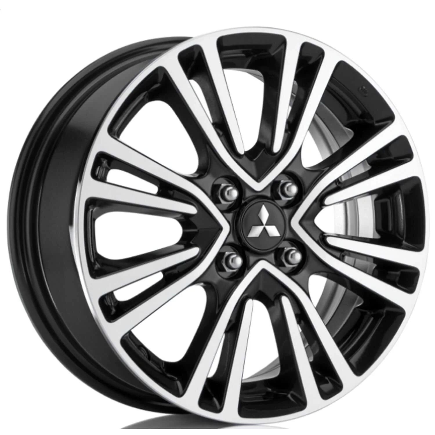 2017-2020 Mitsubishi Wheels OEM Rims for Sale | Mirage Machined Charcoal