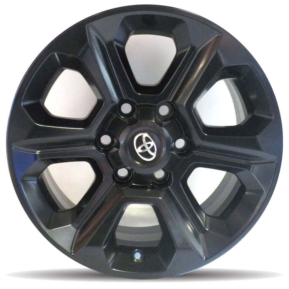 2014-2024 Toyota Wheels OEM Rims for Sale | 4Runner Semi Gloss Black